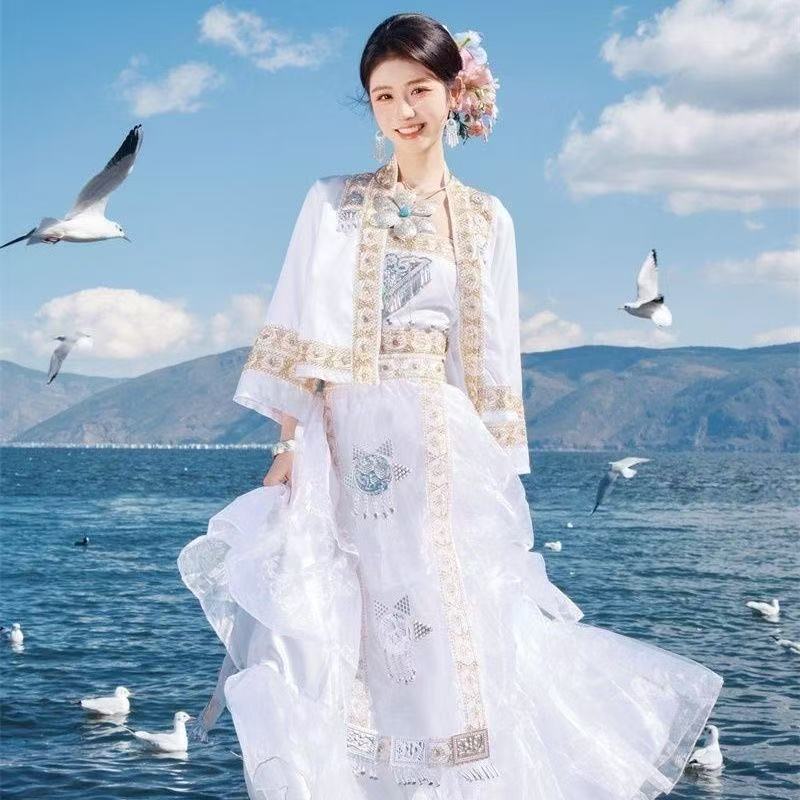 Wedding Qw - Abito Tradizionale Cinese da Donna Hmong