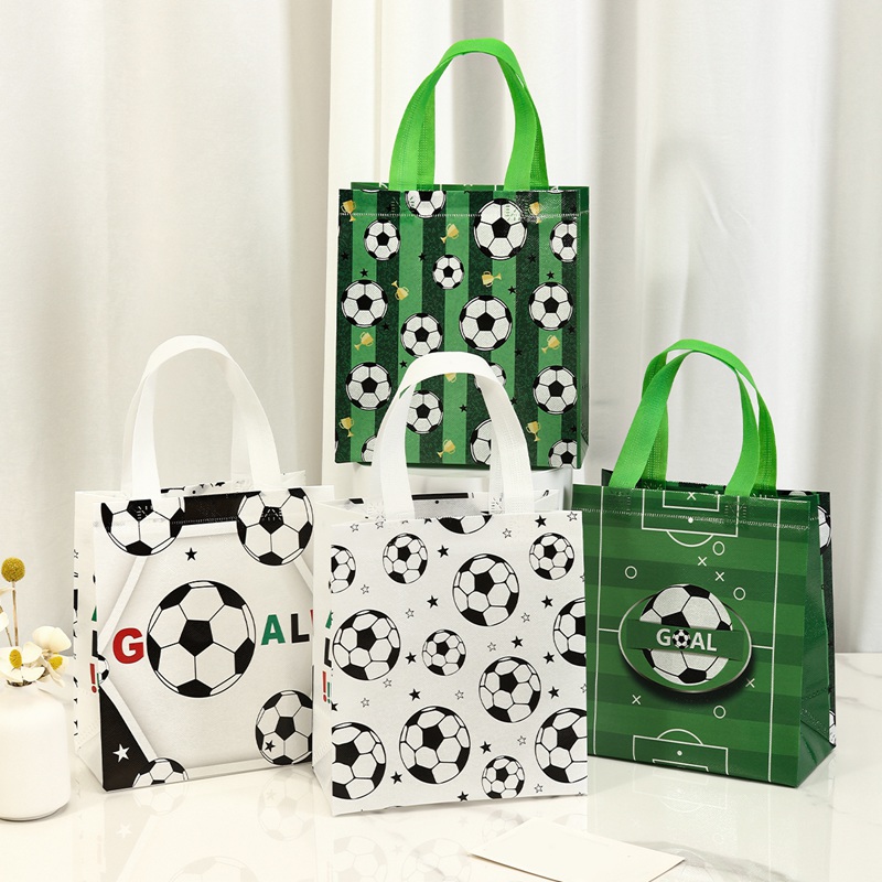 Wedding Event Supply - Borsa regalo stile calcio 4 pezzi,