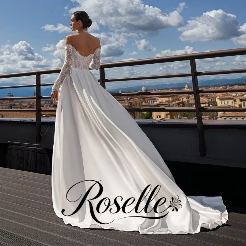 Wedding Qw - ROSELLE Abito da Sposa Squisito in