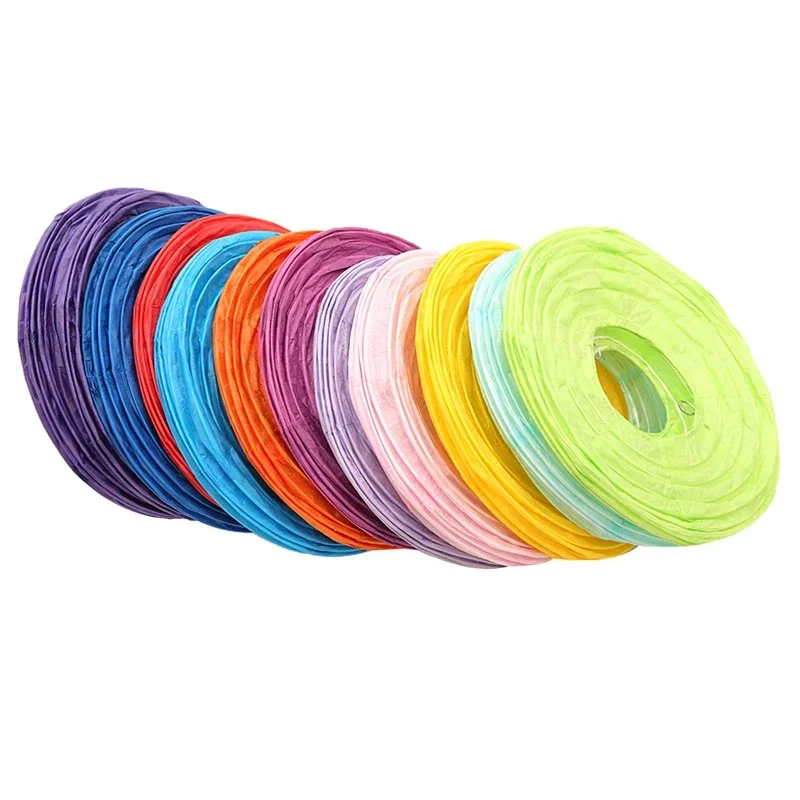 Wedding Event Supply - Lanterne di carta cinesi multicolori 15-20-25-30-35-40cm