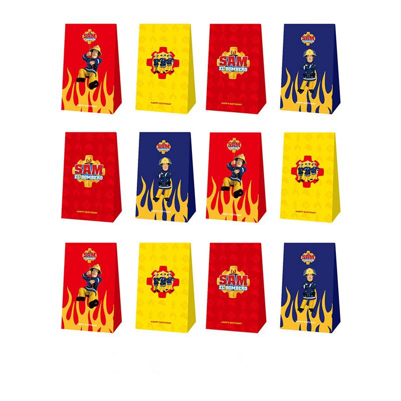 Wedding Event Supply - 12pcs pompiere Sam Candy Bags sacchetto
