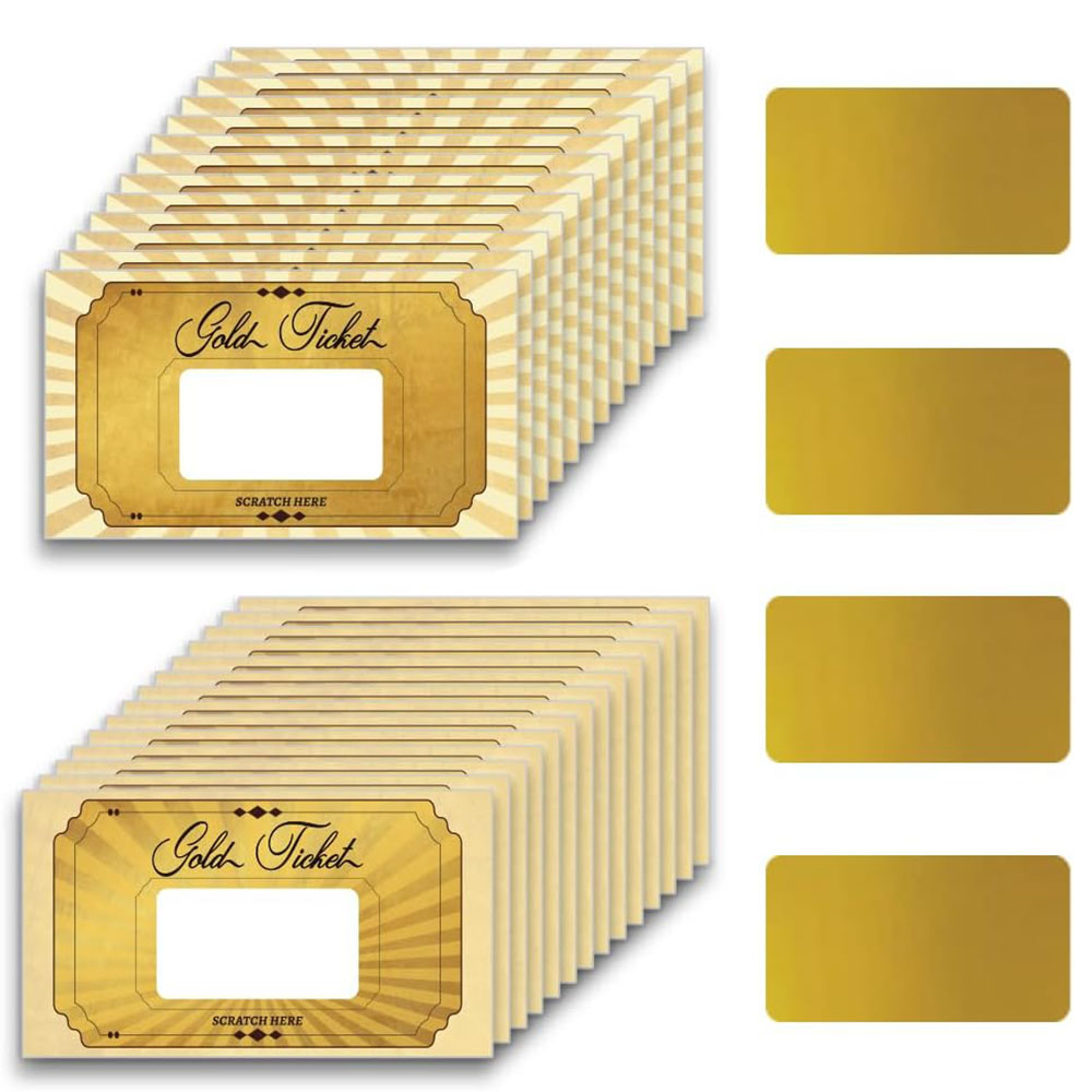 Wedding Supply Business - 20 Pezzi Adesivi Gratta e Vinci