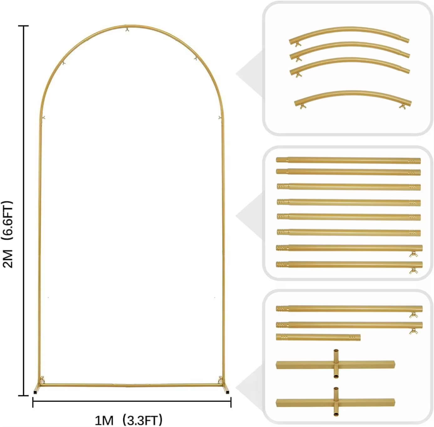 Arco Nuziale in Metallo Dorato - Wedding Support recensione e prezzo