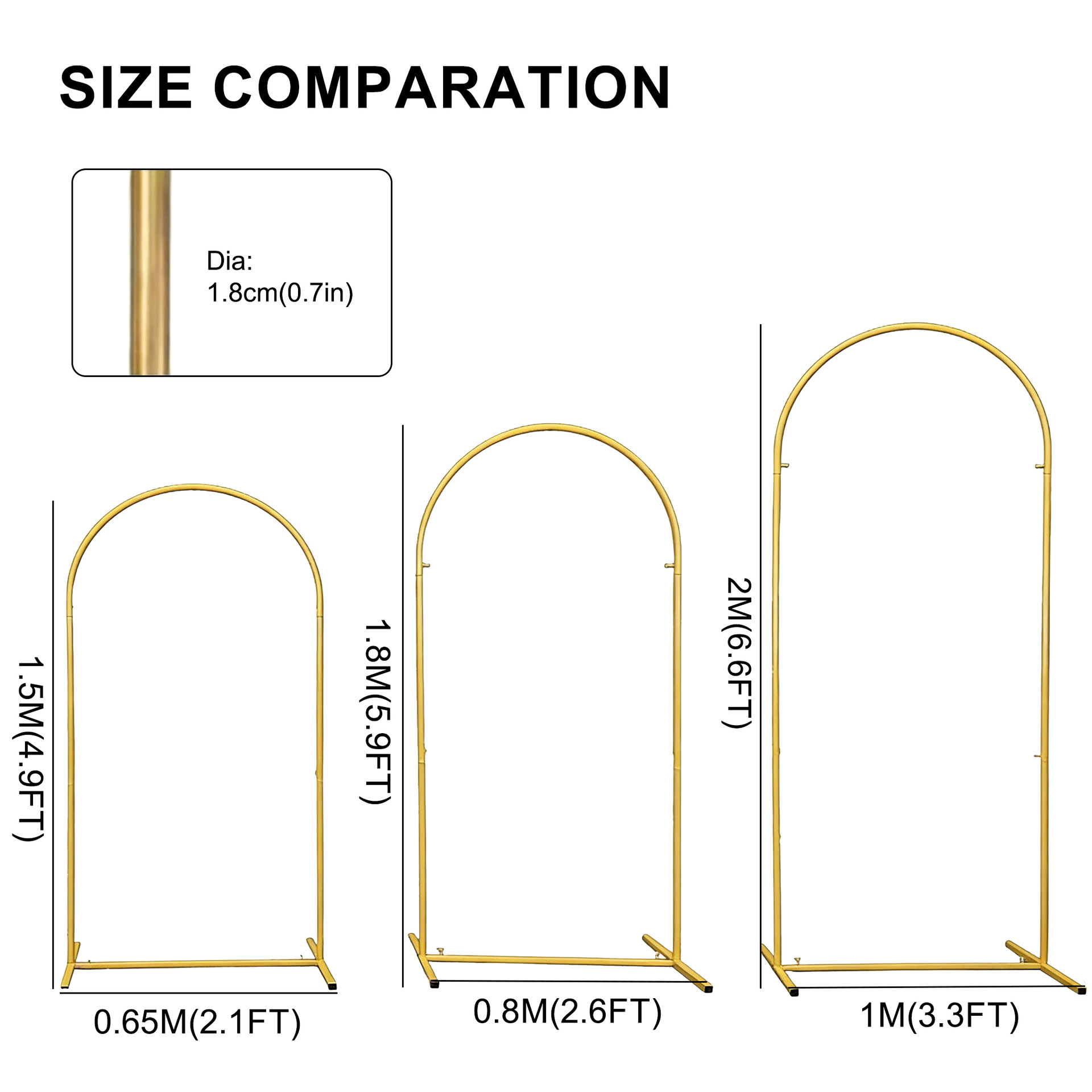 Arco Nuziale in Metallo Dorato - Wedding Support recensione e prezzo