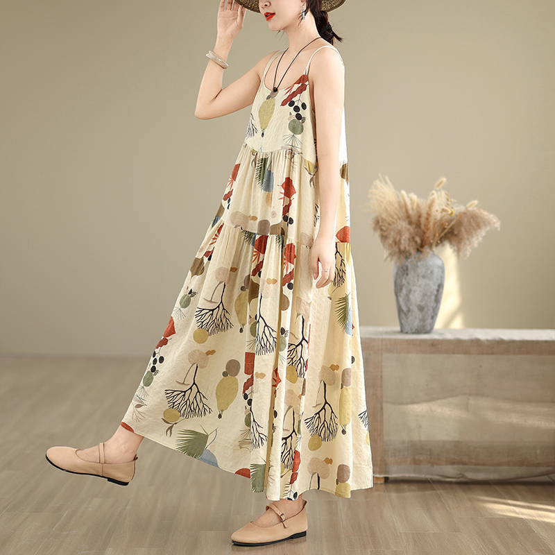 Abito Lungo Estivo in Cotone e - Good Floral & Wedding Decor Supply Photos recensione e prezzo